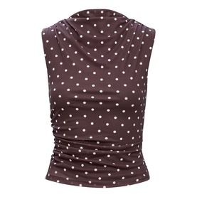 Danni Polka Dot Draped Top