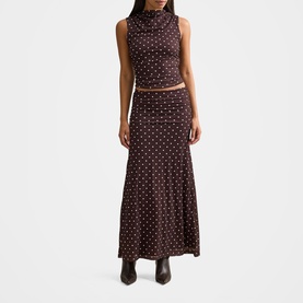 Danni Polka Dot Draped Top