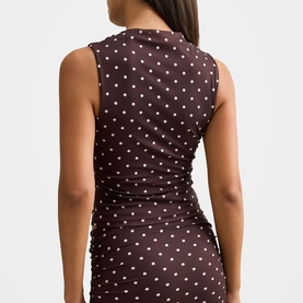 Danni Polka Dot Draped Top