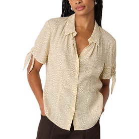 Dashed Marks Tie Casual Shirt