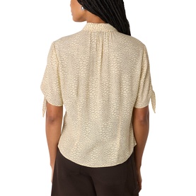 Dashed Marks Tie Casual Shirt