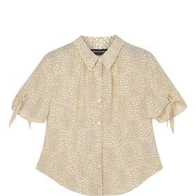 Dashed Marks Tie Casual Shirt