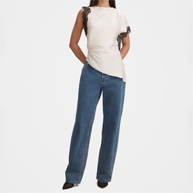 Dixie Lace Trim Top