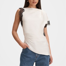 Dixie Lace Trim Top