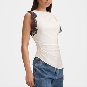Dixie Lace Trim Top