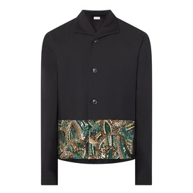 Asymmetric Embroidered Shirt