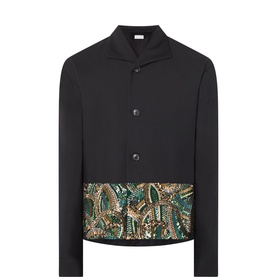 Asymmetric Embroidered Shirt