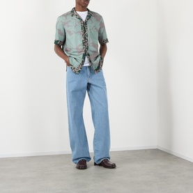 Layered Printed Casual Shirt