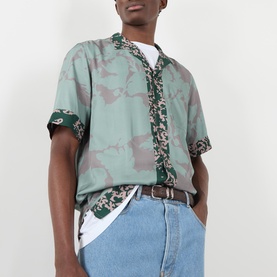 Layered Printed Casual Shirt