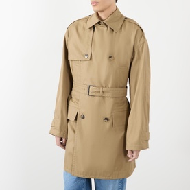 Double-Breasted Trench Coat