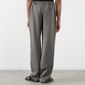 Pinstripe Straight Leg Trousers