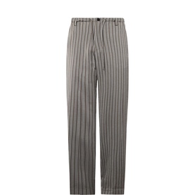 Pinstripe Straight Leg Trousers