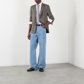 Mid-Rise Loose Straight Leg Jeans