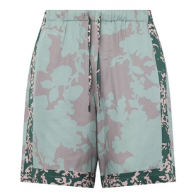 Botanical Spliced Shorts
