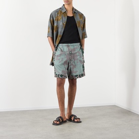 Botanical Spliced Shorts