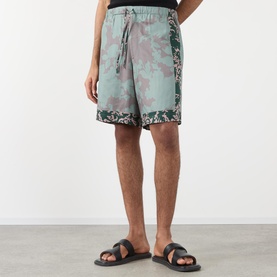 Botanical Spliced Shorts