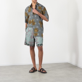 Botanical Spliced Shorts