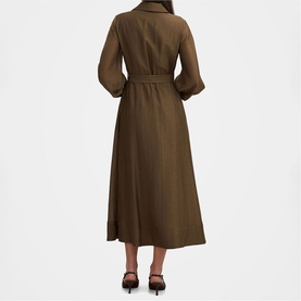 Evelyn Belted Shirt Dress