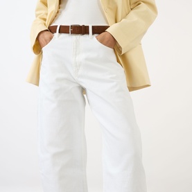 The Bubble High-Rise Cropped Jeans