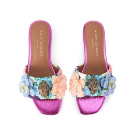 Kensington Embellished Eagle Head Flat Sandals
