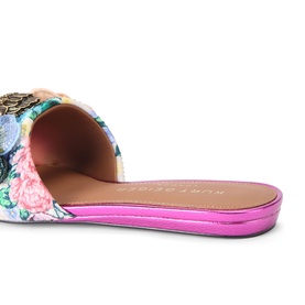 Kensington Embellished Eagle Head Flat Sandals