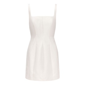 Kaitlyn Structured Satin Mini Dress