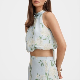 Maisie Floral Halterneck Top