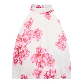 Maisie Petite Floral Halterneck Top