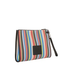 The Stripe Mesh Large Pouch
