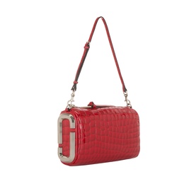 The Glossy Croc Snapshot Shoulder Bag