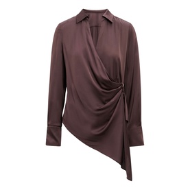 Maude Asymmetrical Drape Top
