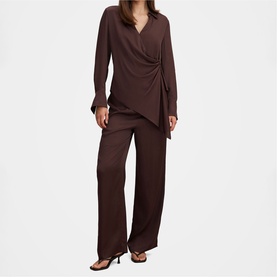Maude Asymmetrical Drape Top