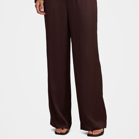 Maude Satin Wide Leg Trousers