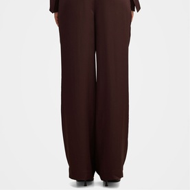 Maude Satin Wide Leg Trousers