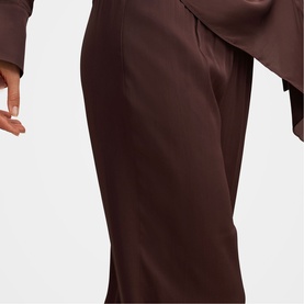 Maude Satin Wide Leg Trousers