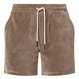 Velour Drawstring Shorts