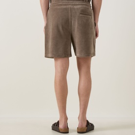 Velour Drawstring Shorts