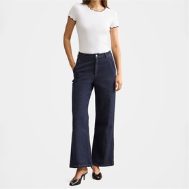 Rebecca Scallop Trim Top