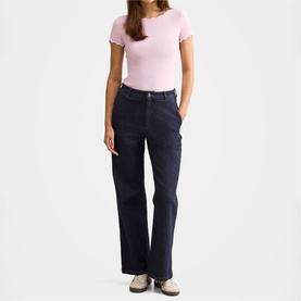 Rebecca Scallop Trim Top