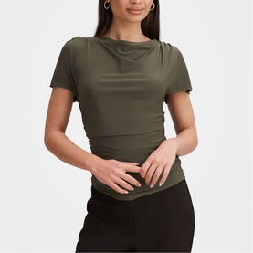 Stormi Spliced Shoulder Top