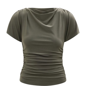 Stormi Spliced Shoulder Top