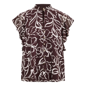 Tullia Floral Ruffle Sleeve Top