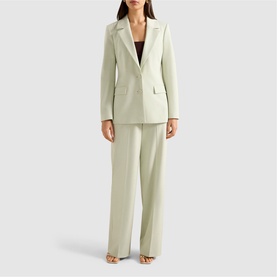 Veda Nipped Waist Single-Breasted Blazer