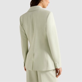 Veda Nipped Waist Single-Breasted Blazer
