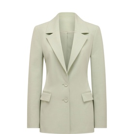Veda Nipped Waist Single-Breasted Blazer