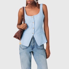 Single-Breasted Tailored Waistcoat