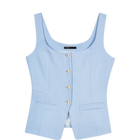 Single-Breasted Tailored Waistcoat