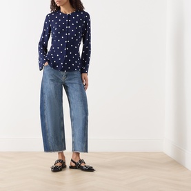 Madelie Polka Dot Blouse