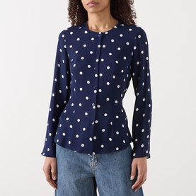 Madelie Polka Dot Blouse