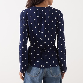 Madelie Polka Dot Blouse